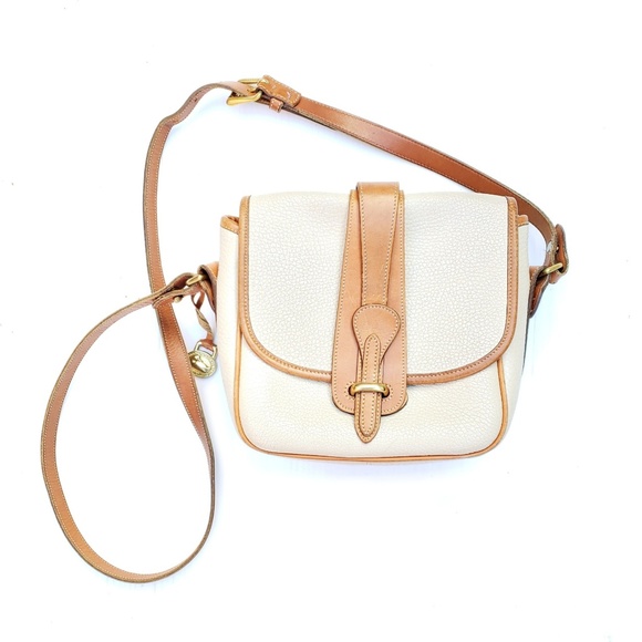 Dooney & Bourke Handbags - Vintage Dooney & Bourke Cream Equestrian Bag